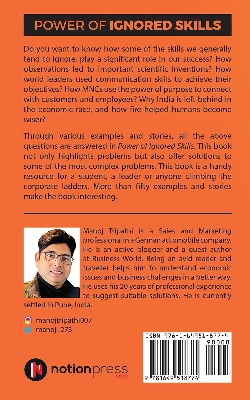Picture of Power of Ignored Skills : Change the way you think and decide by Manoj Tripathi