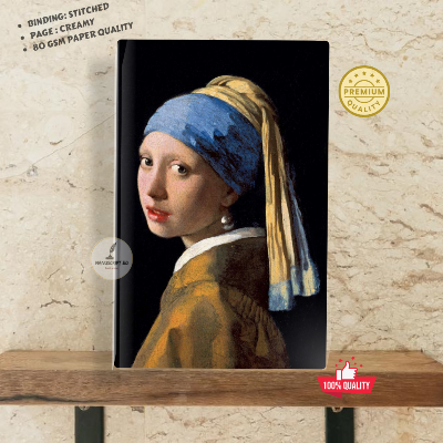 Picture of Girl with a Pearl Earring by Johannes Vermeer Journal - Premium - Paperback