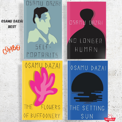 Picture of Osamu Dazai Four Books Set (No Longer Human, Setting Sun,Self-Portraits & The Flowers of Buffoonery) - Premium - Paperback
