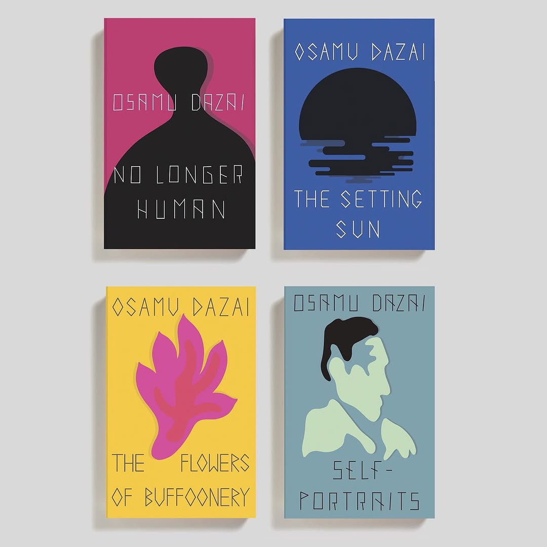 Picture of Osamu Dazai Four Books Set (No Longer Human, Setting Sun,Self-Portraits & The Flowers of Buffoonery) - Premium - Paperback