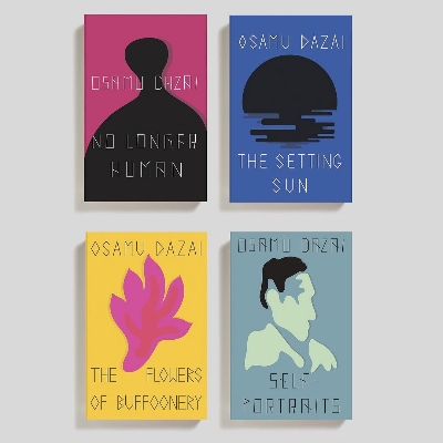 Picture of Osamu Dazai Four Books Set (No Longer Human, Setting Sun,Self-Portraits & The Flowers of Buffoonery) - Premium - Paperback