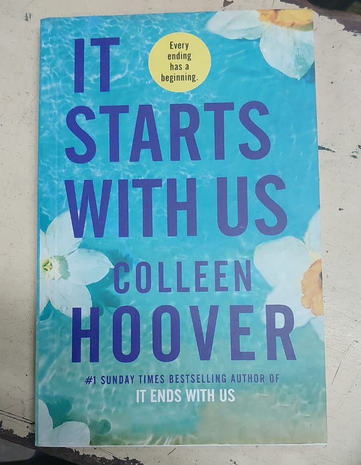 Picture of It Starts With Us by Colleen Hoover - Yellow - Paperback