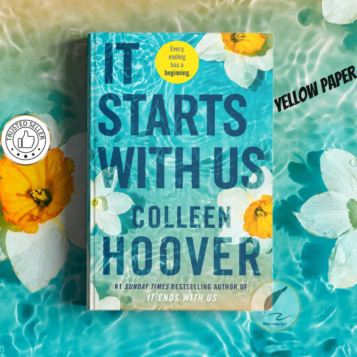 Picture of It Starts With Us by Colleen Hoover - Yellow - Paperback
