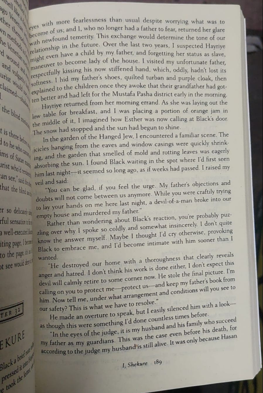 Picture of My Name Is Red Novel by Orhan Pamuk - Yellow - Paperback