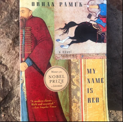 Picture of My Name Is Red Novel by Orhan Pamuk - Yellow - Paperback