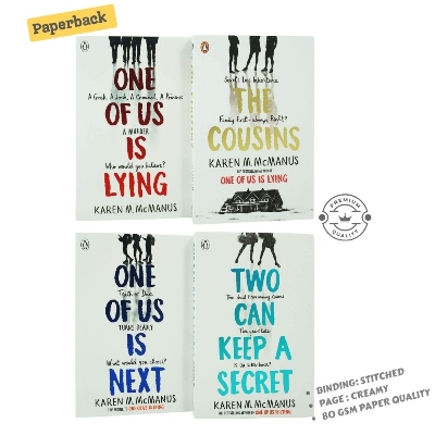 Picture of Karen McManus Collection 4 Books Set (One Of Us Is Lying, One Of Us Is Next, Two Can Keep a Secret & The Cousins) | Premium Paperback