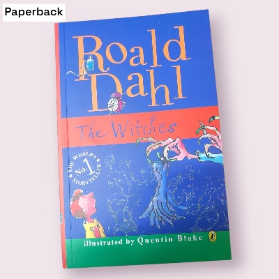 Picture of The Witches Novel by Roald Dahl - Yellow - Paperback