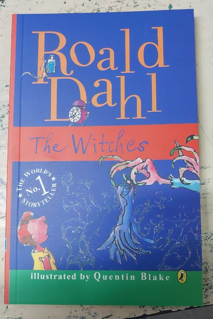 Picture of The Witches Novel by Roald Dahl - Yellow - Paperback