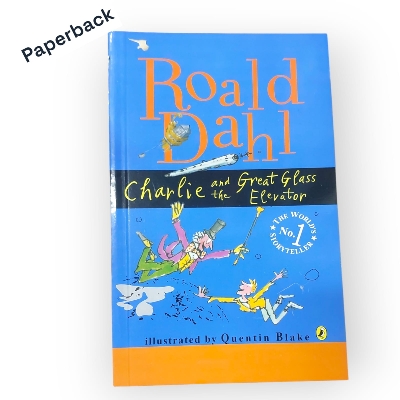 Picture of Charlie and the Great Glass Elevator Book by Roald Dahl - Yellow - Paperback