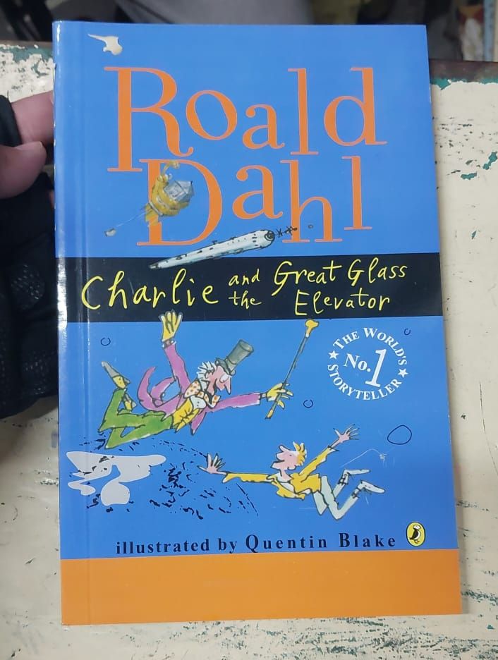 Picture of Charlie and the Great Glass Elevator Book by Roald Dahl - Yellow - Paperback