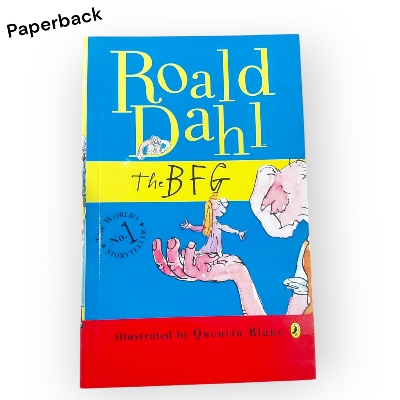 Picture of The BFG Novel by Roald Dahl - Yellow - Paperback