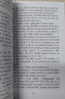 Picture of The BFG Novel by Roald Dahl - Yellow - Paperback