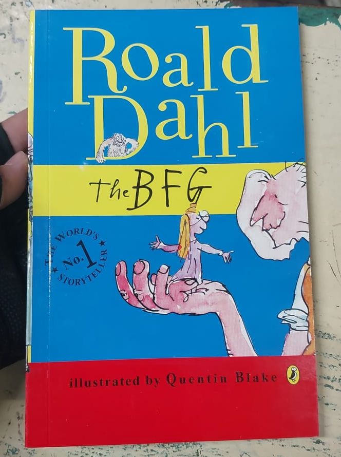 Picture of The BFG Novel by Roald Dahl - Yellow - Paperback