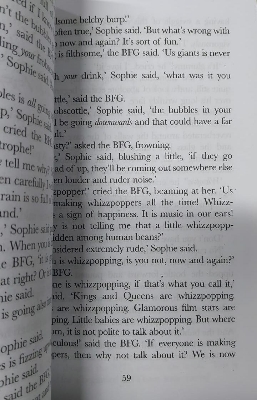 Picture of The BFG Novel by Roald Dahl - Yellow - Paperback