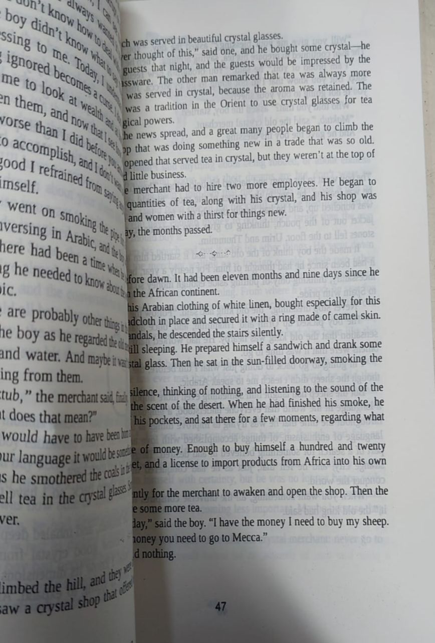 Picture of The Alchemist by Paulo Coelho  - Yellow - Paperback