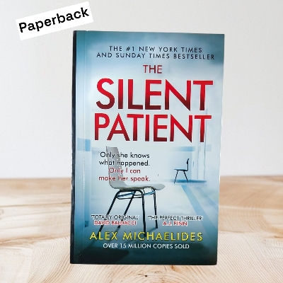Picture of The Silent Patient Novel by Alex Michaelides - Yellow - Paperback