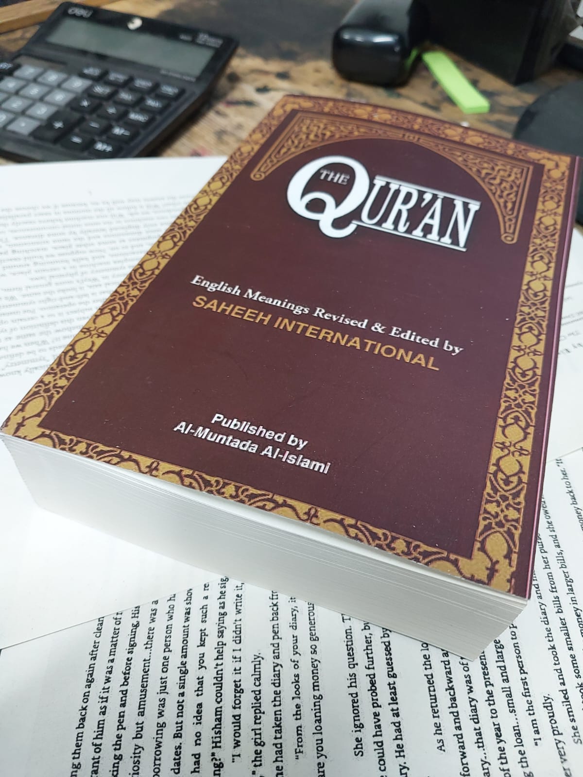 Picture of THE QURAN - English Meanings and Notes by Saheeh International