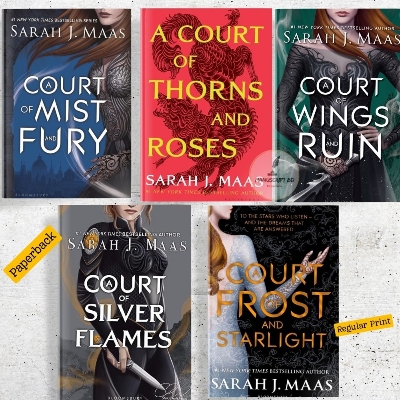 Picture of A Court of Thorns and Roses (5 book series) by Sarah J. Maas (Paperback)