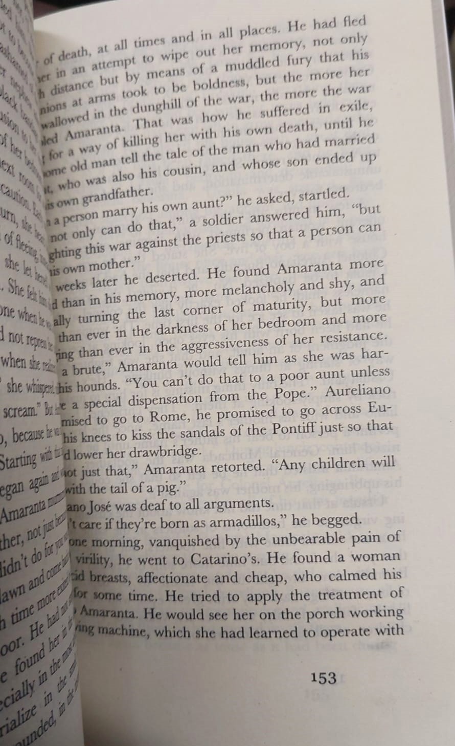 Picture of One Hundred Years of Solitude Novel by Gabriel García Márquez - Yellow - Paperback