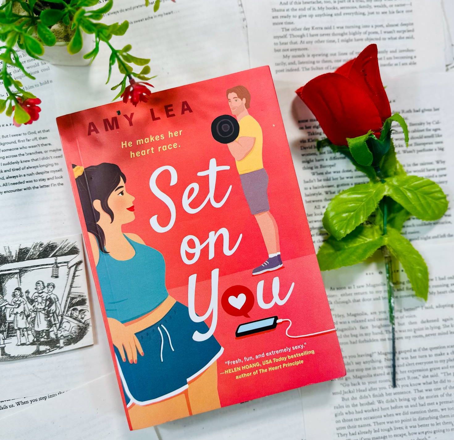 Picture of Set on You Book by Amy Lea - Premium - Paperback