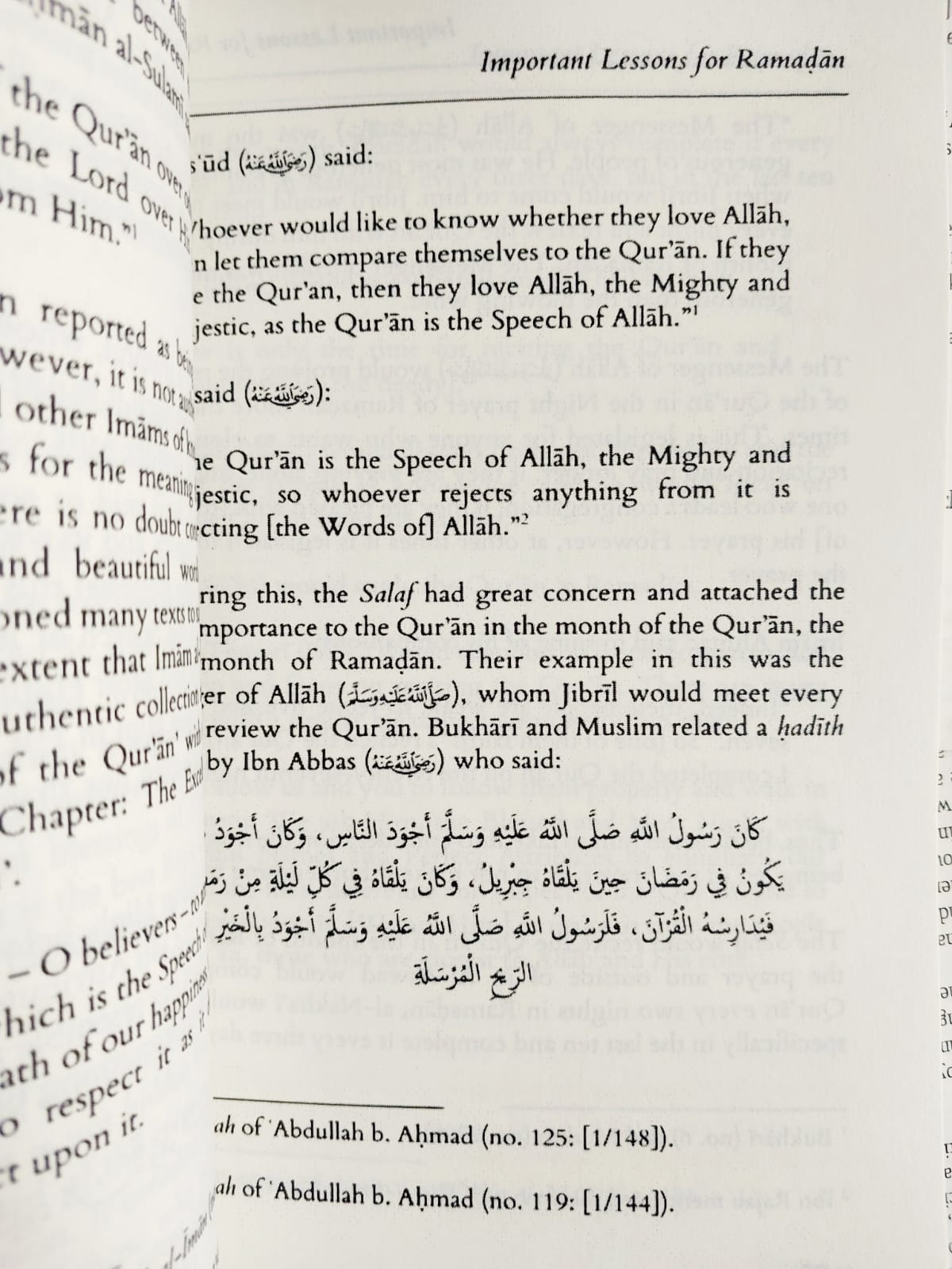 Picture of Important Lessons For Ramadan by Shaykh Abd al-Razzaq al-Abbad - Premium - Paperback