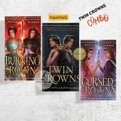 Picture of Twin Crowns Series 3 Books Collection Set By Katherine Webber (Twin Crowns, Cursed Crowns & Burning Crowns) - Paperback