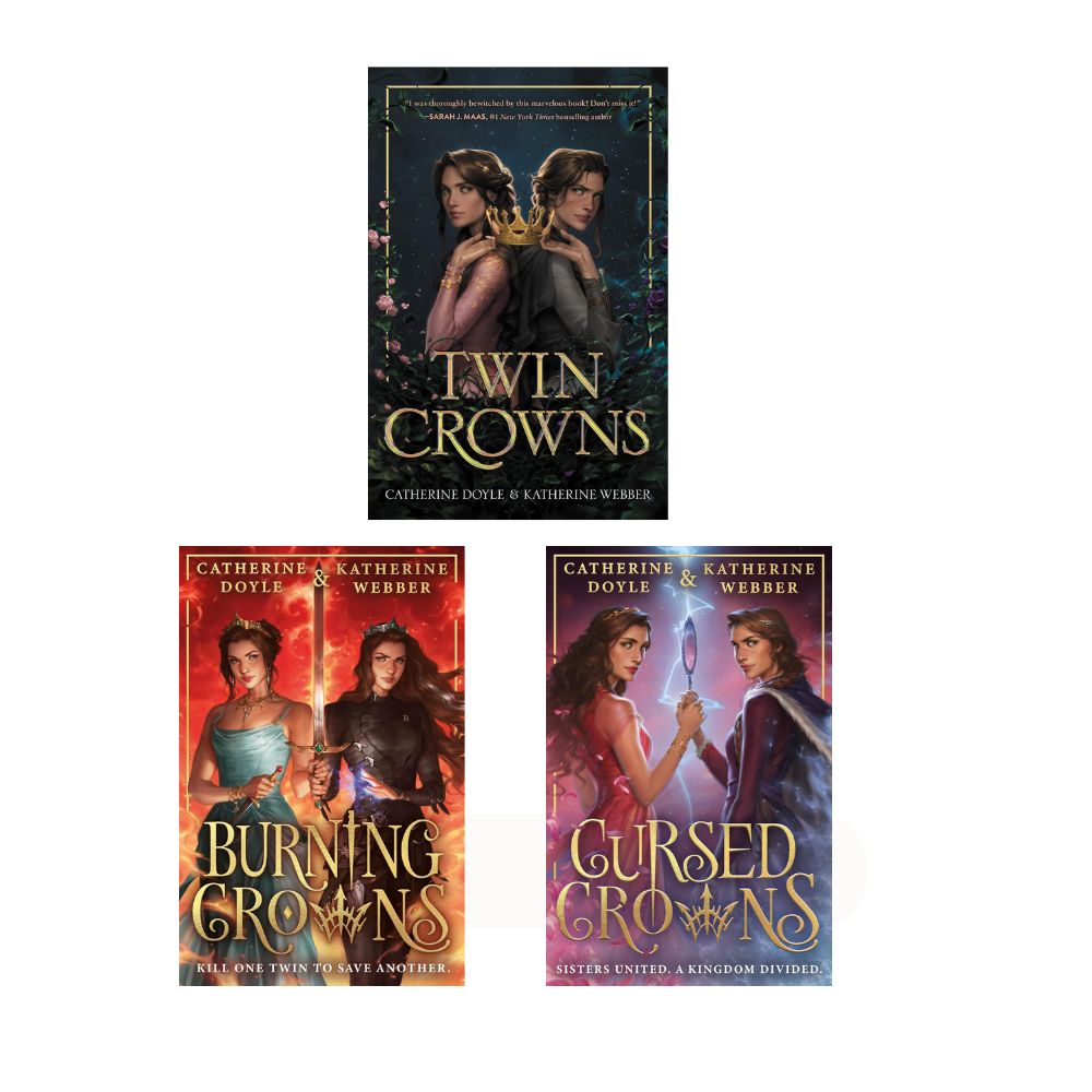 Picture of Twin Crowns Series 3 Books Collection Set By Katherine Webber (Twin Crowns, Cursed Crowns & Burning Crowns) - Paperback