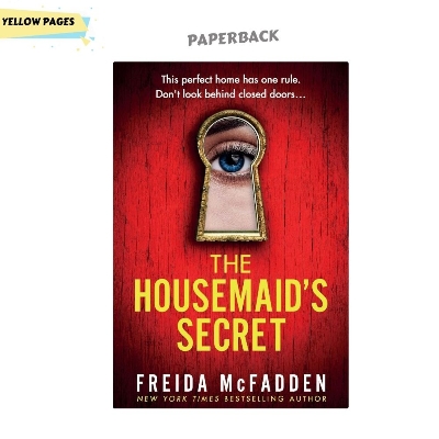 Picture of The Housemaid's Secret Book by Freida McFadden - Yellow - Paperback