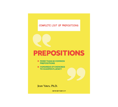 Picture of PREPOSITIONS: Complete list of prepositions by Jean Yate - Premium - Paperback