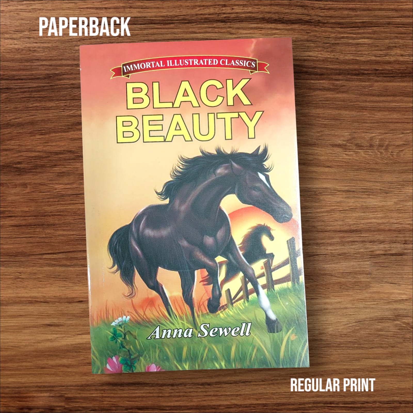 Picture of Black Beauty (Illustrated Classics) by Anna Sewell - Yellow - Paperback