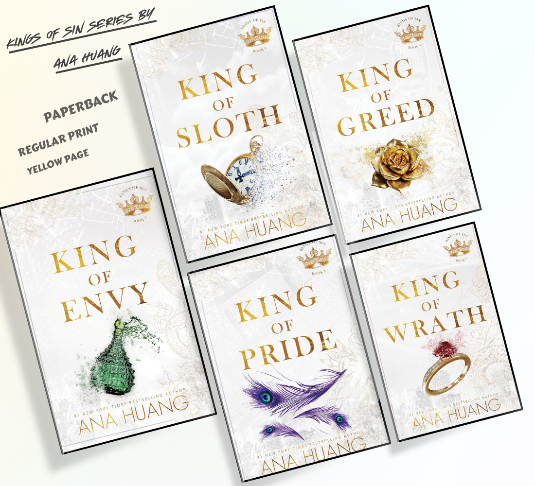 Picture of Kings of Sin Series 5 Books Collection Set By Ana Huang - Yellow - Paperback