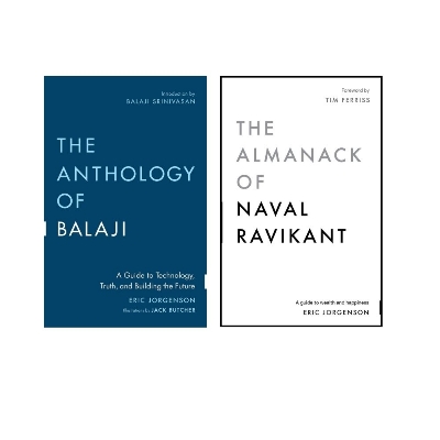 Picture of Eric Jorgenson 2 Books Combo Collection Set (The Almanack of Naval Ravikant, The Anthology of Balaji) by Eric Jorgenson