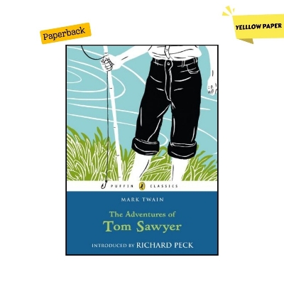 Picture of The Adventures of Tom Sawyer Novel by Mark Twain (Yellow - Paperback)