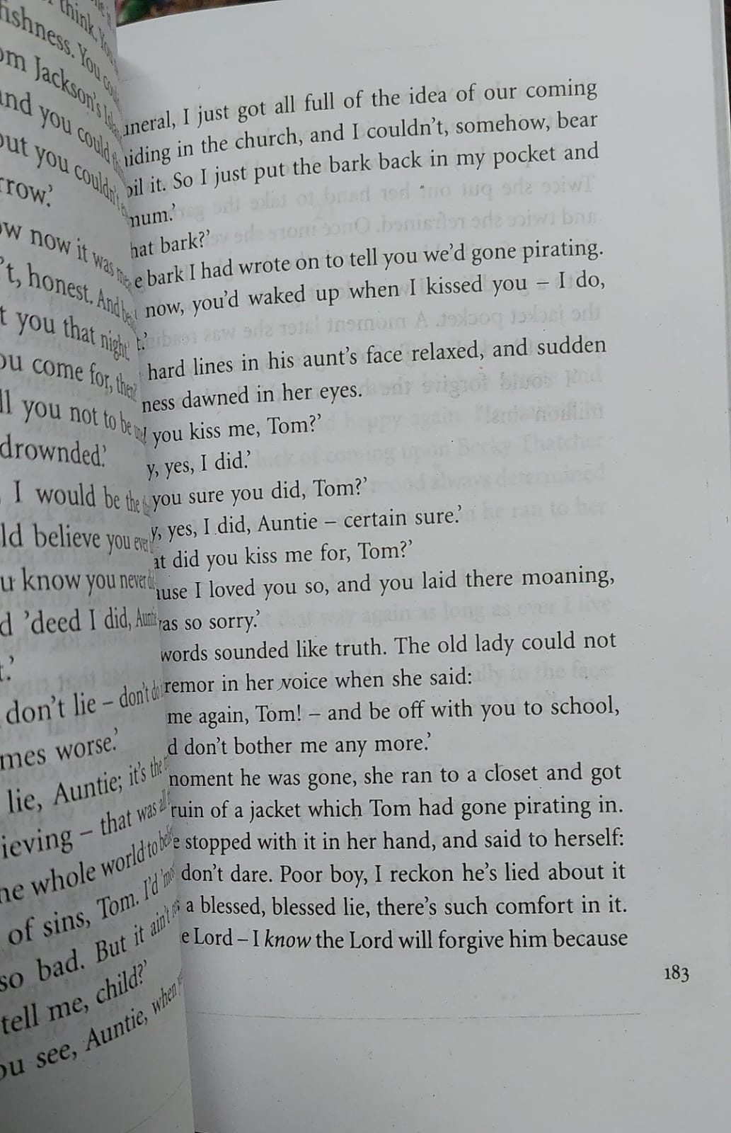 Picture of The Adventures of Tom Sawyer Novel by Mark Twain (Yellow - Paperback)