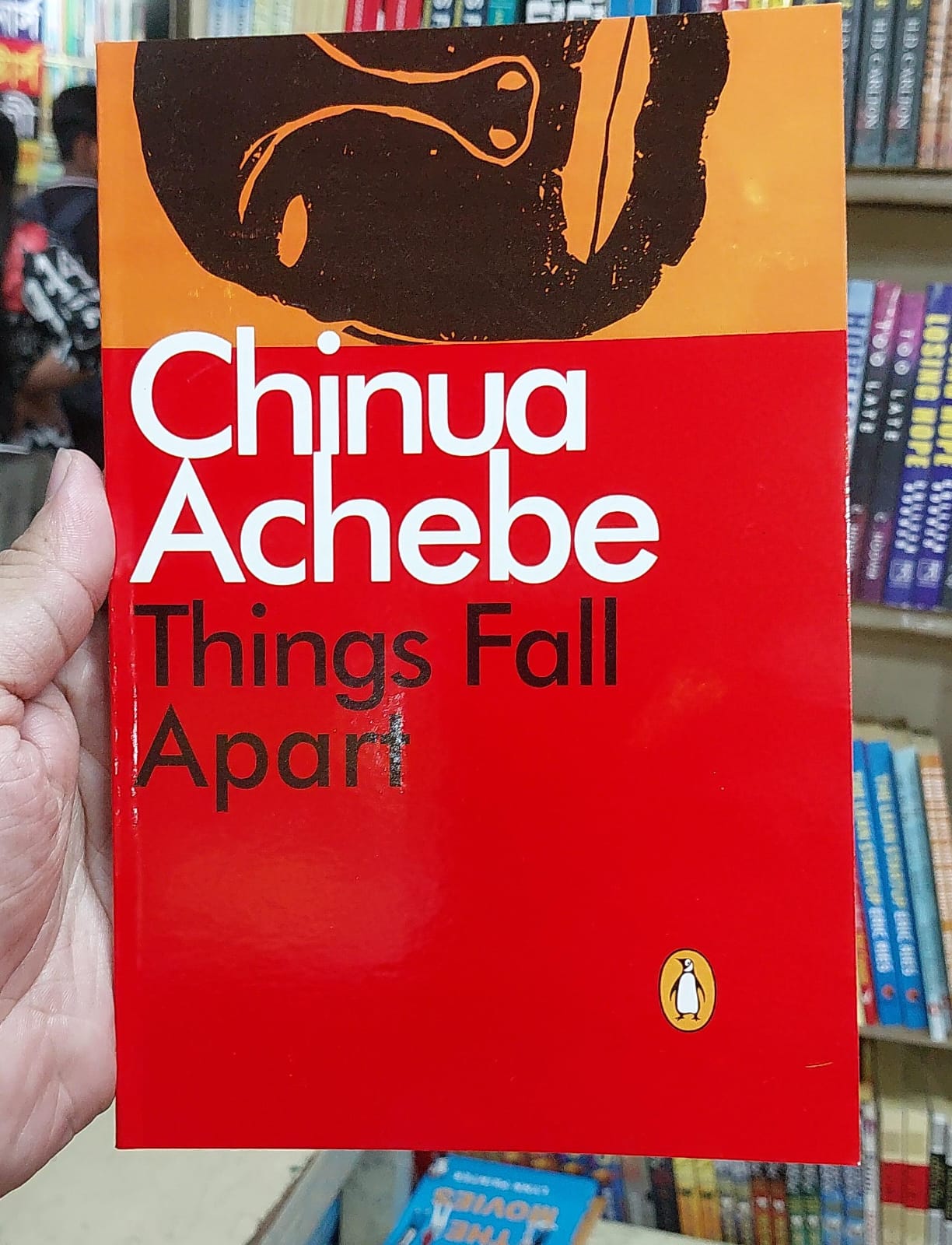 Picture of Things Fall Apart Novel by Chinua Achebe - Yellow - Paperback