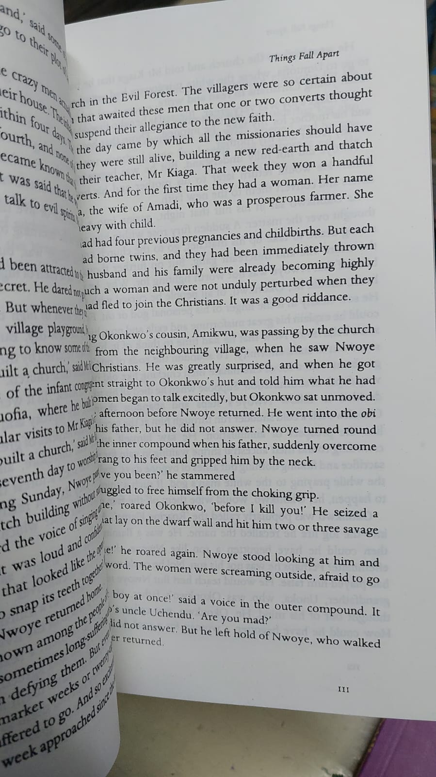 Picture of Things Fall Apart Novel by Chinua Achebe - Yellow - Paperback