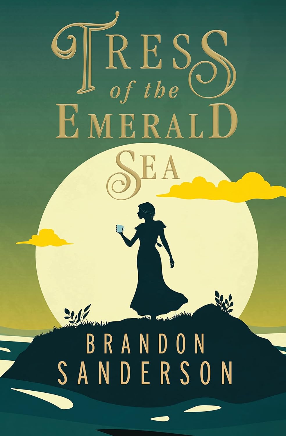 Picture of Tress of the Emerald Sea Novel by Brandon Sanderson - Premium - Paperback