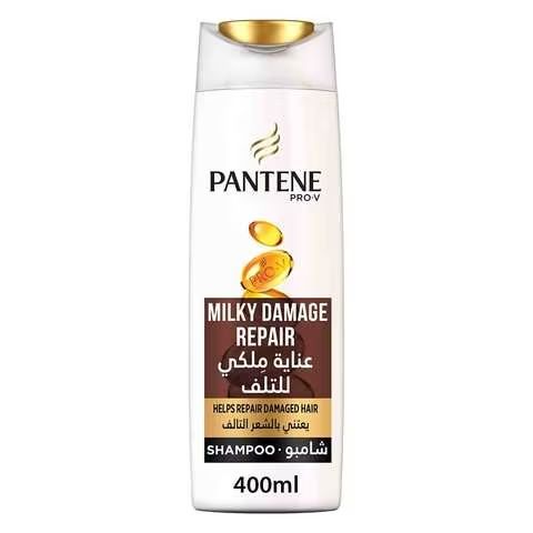Picture of International UAE product Hair care Pantene Shampoo milky damage repair used for male/ female - 400 ml