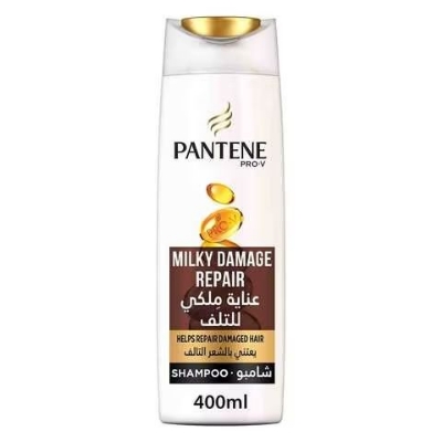 Picture of International UAE product Hair care Pantene Shampoo milky damage repair used for male/ female - 400 ml