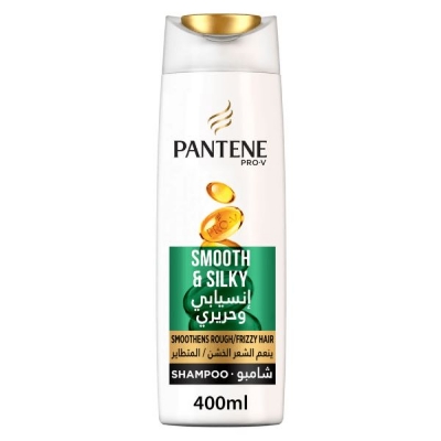 Picture of International UAE product Hair care Pantene Shampoo Smooth and silky used for male/ female - 400 ml