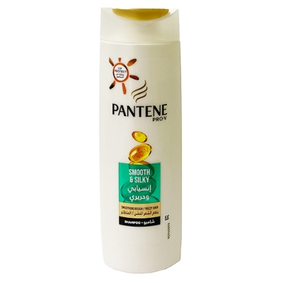 Picture of International UAE product Hair care Pantene Shampoo Smooth and silky used for male/ female - 400 ml