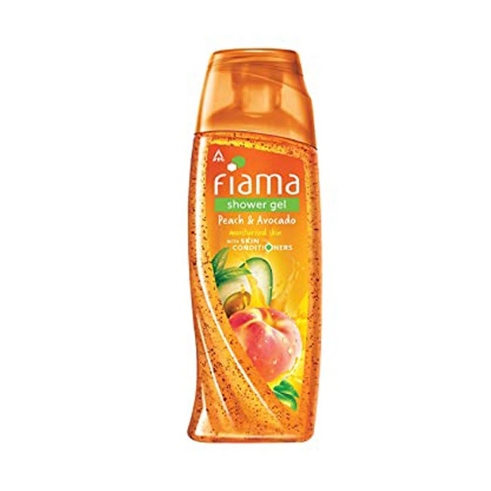 Picture of International Indian Product Fiama body wash shower gel used for male / female Orange color - 250 ml