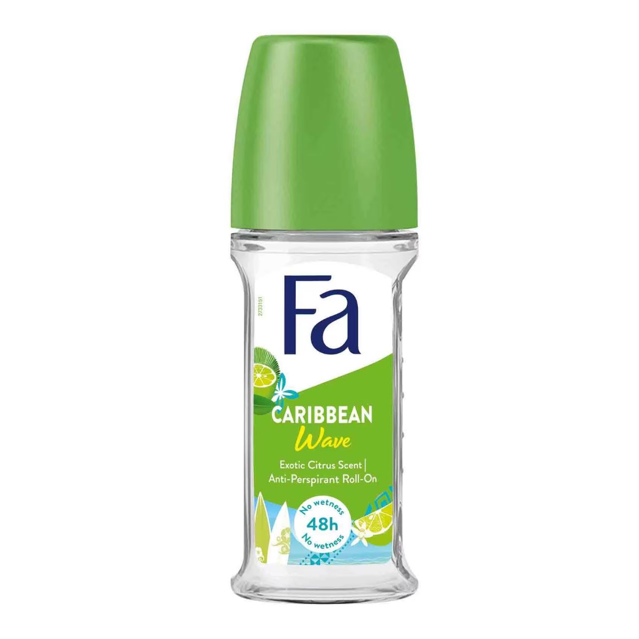 Picture of International UAE product FA CARIBBEAN Wave body deodorant Roll on for male / female - 50 ml