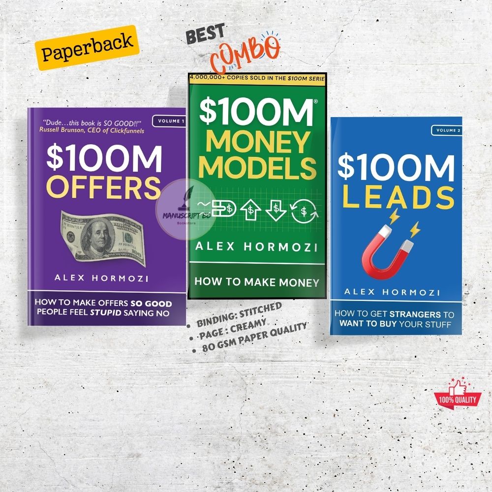 Picture of Combo of 3 Books  ($100M Money Models -$100M Leads & $100M Offers) by Alex Hormozi - Premium - Paperback