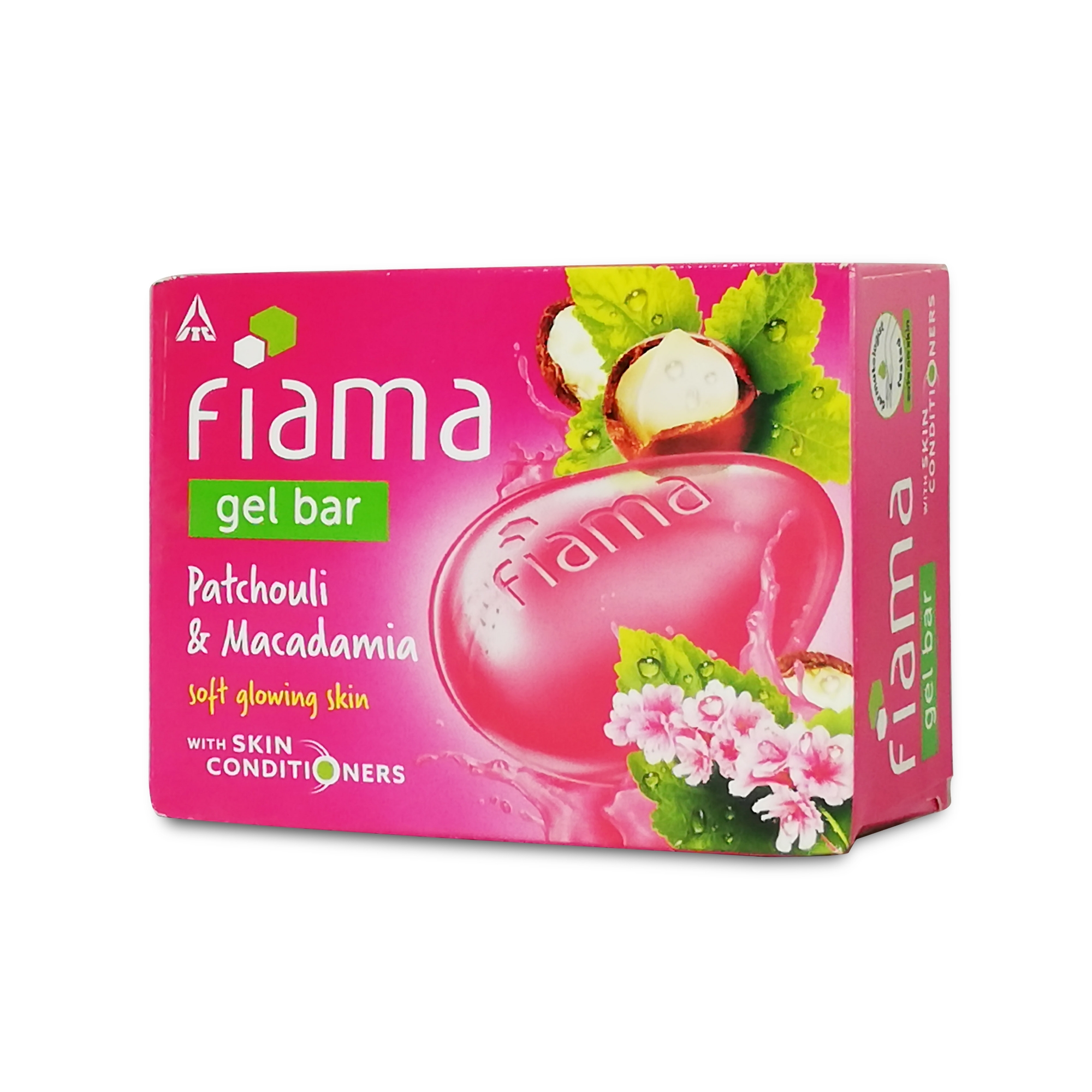 Picture of International Indian product Fiama gel bar Patchouli and Macadamia Soap used for male/ female - 125 gm