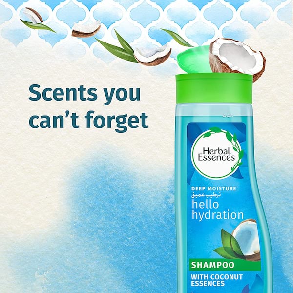Picture of International Thailand product hair care Herbal Essences HELLO Hydration shampoo used for male/ female - 400 ml