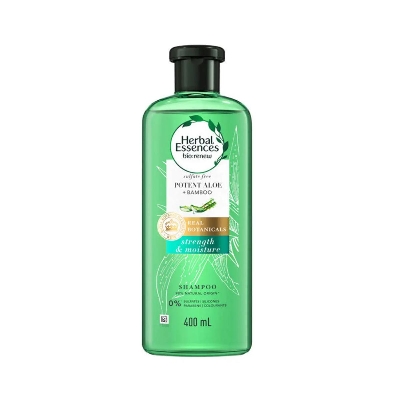 Picture of International Thailand product hair care Herbal Essences Potent Aloe And Bamboo shampoo used for male/ female - 400 ml