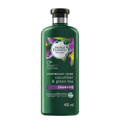 Picture of International Thailand product hair care Herbal Essences cucumber and green tea shampoo used for male/ female - 400 ml
