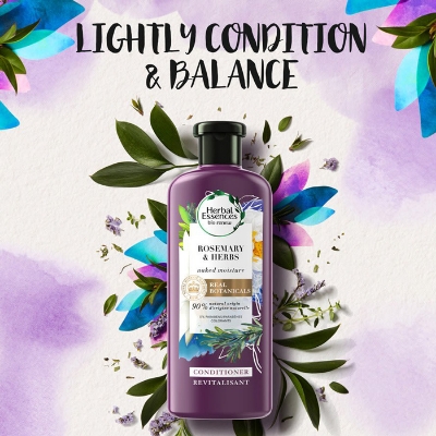 Picture of International Thailand product hair care Herbal Essences Naked rosemary and herbs conditioner used for male/ female - 400 ml