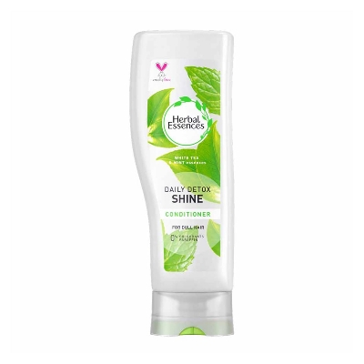 Picture of International Thailand product hair care Herbal Essences DAILY DETOX SHINE white tea and mint conditioner used for male/ female - 400 ml